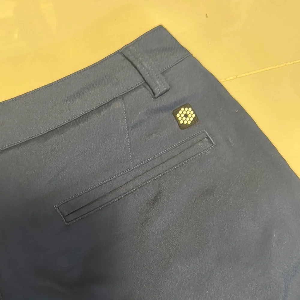 Puma Blue Flat Front Shorts - Picture 5 of 5